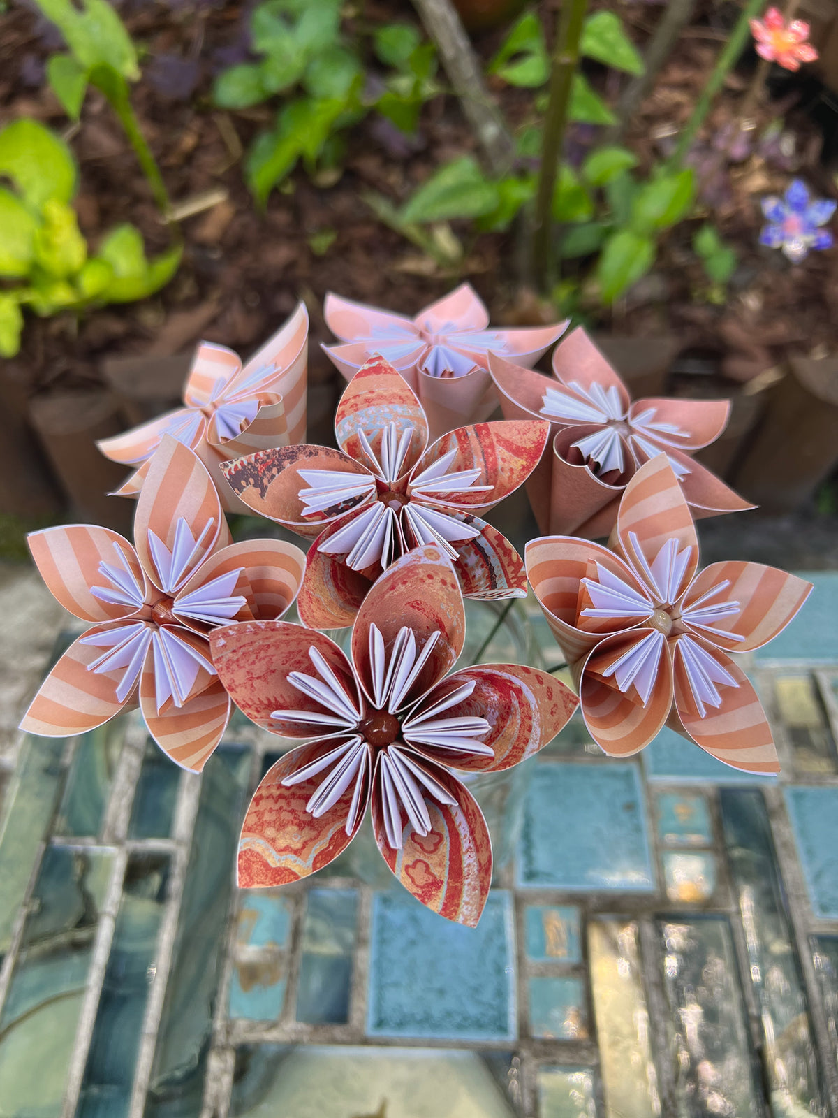 Carnelian Paper Flower