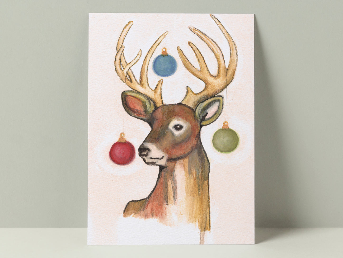 Holiday Deer Card