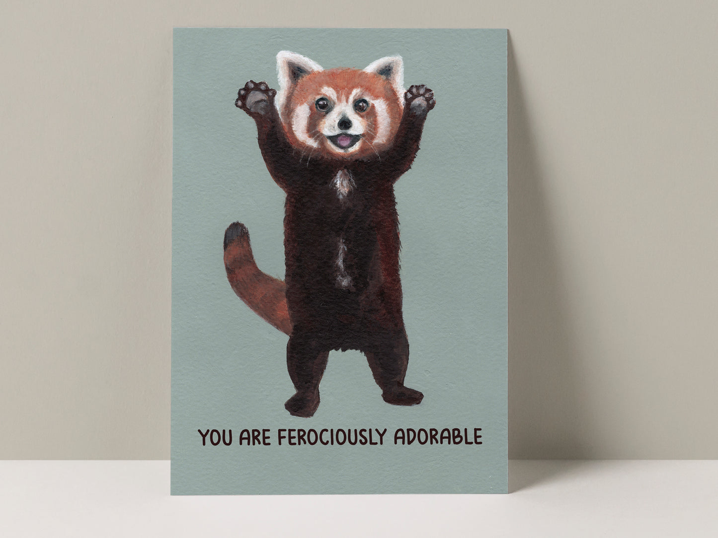 Red Panda Card
