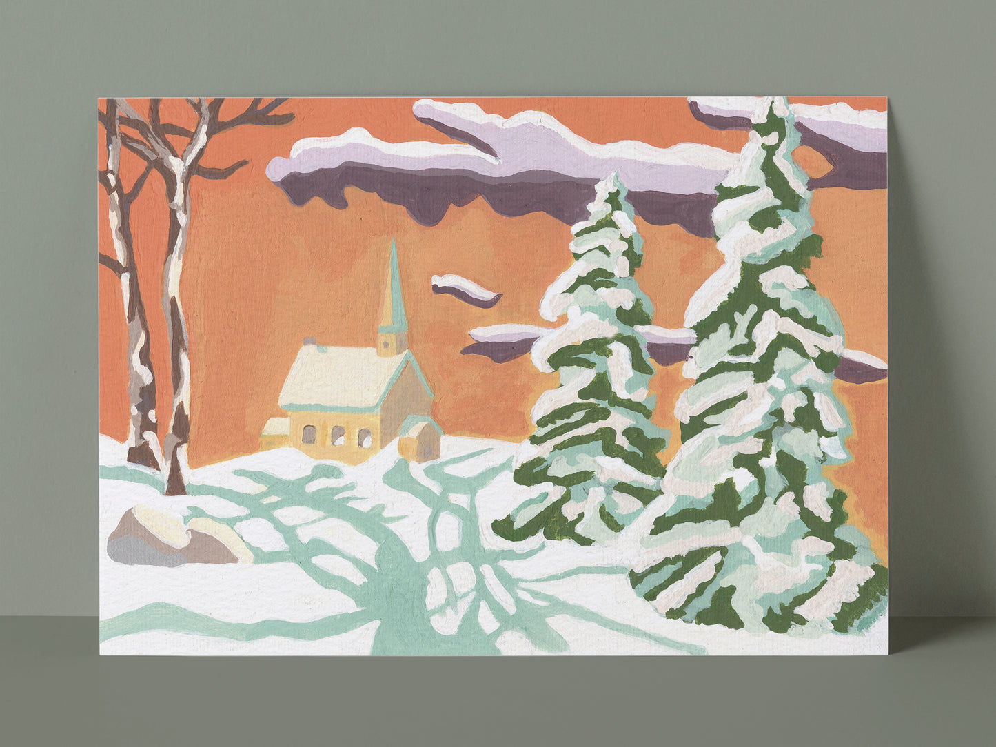 Winter Scene Card Set
