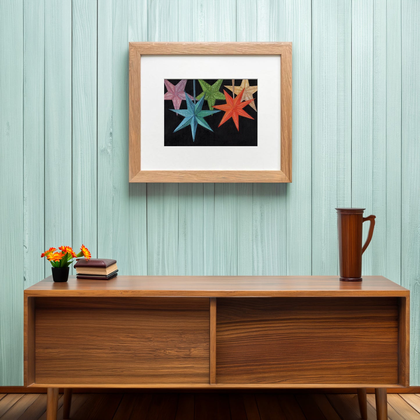 Star Lanterns Print