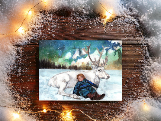Northern Lights Holiday Card